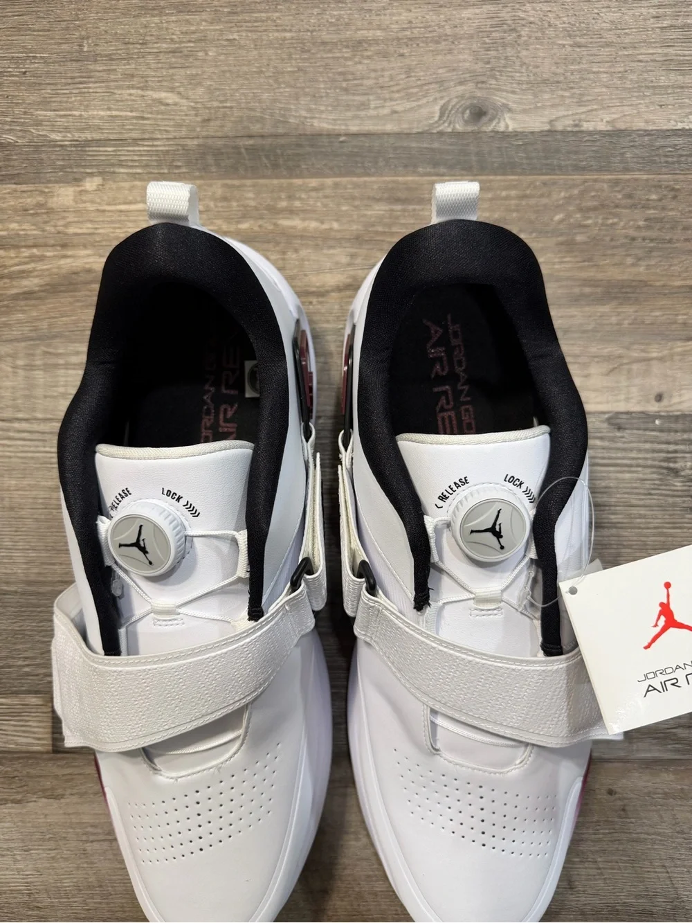 Nike Air Jordan Rev Golf Shoes White Black Team Red FV6338-104